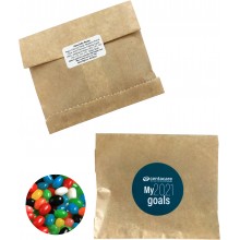 Kraft Paper Bag with Mini Jelly Beans 50g